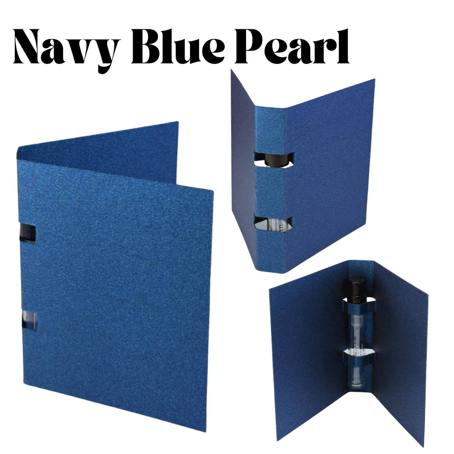 Perfume Display Cards – Elegant AND Customizable for 1ml/2ml: Lavender Pearl