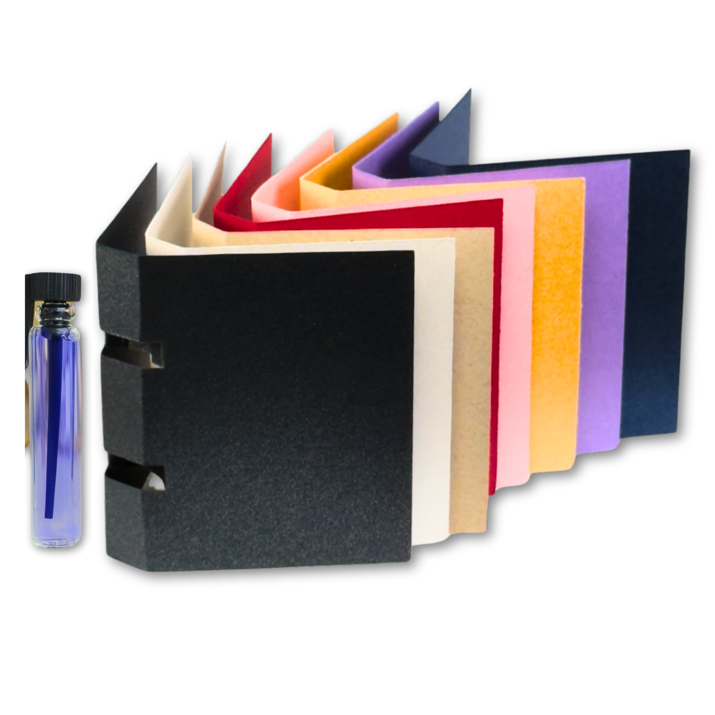 Perfume Display Cards – Elegant AND Customizable for 1ml/2ml: Lavender Pearl