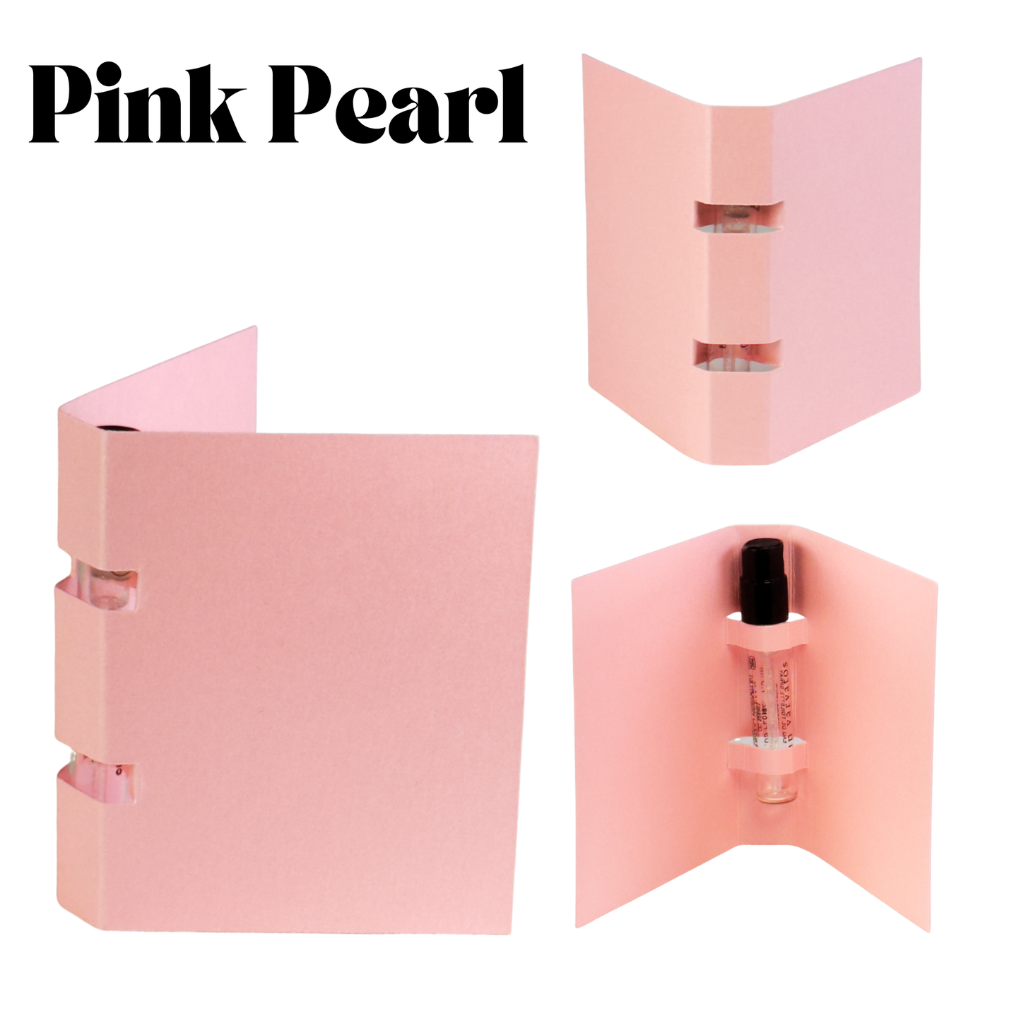 Perfume Display Cards – Elegant AND Customizable for 1ml/2ml: Black Pearl