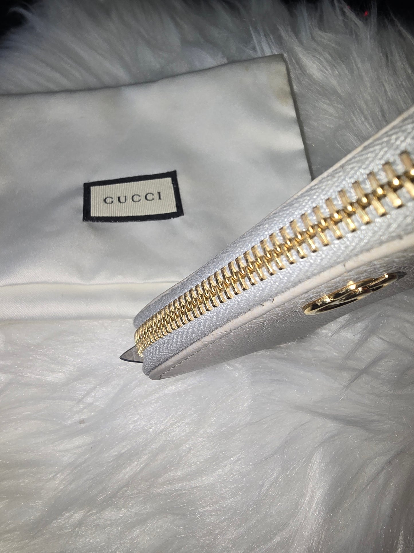 Pre-Owned Gucci Compact zipper card holder