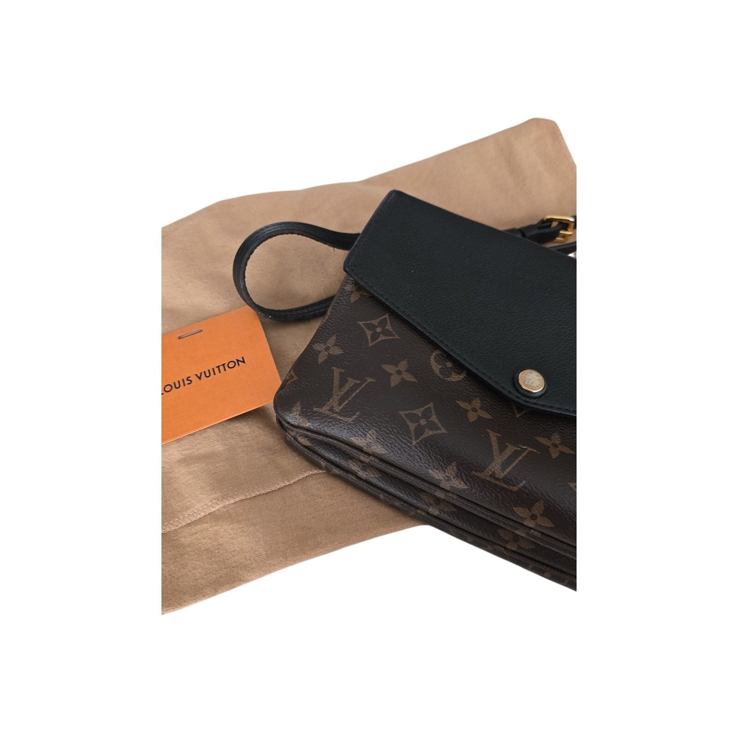 Louis Vuitton Monogram Twice Pochette BlackLouis Vuitton 39Louis Vuitton Monogram Twice Pochette