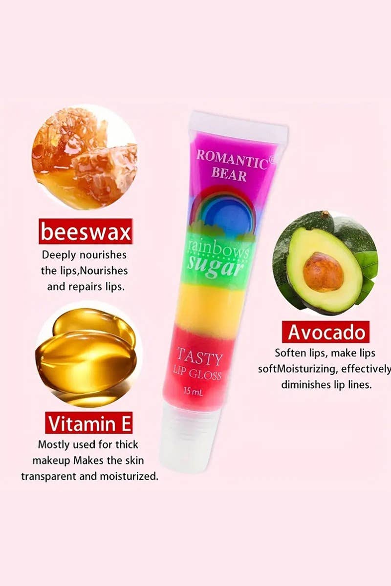 , MULTICOLOR LIP GLOSS: RAINBOW-163906 / OS