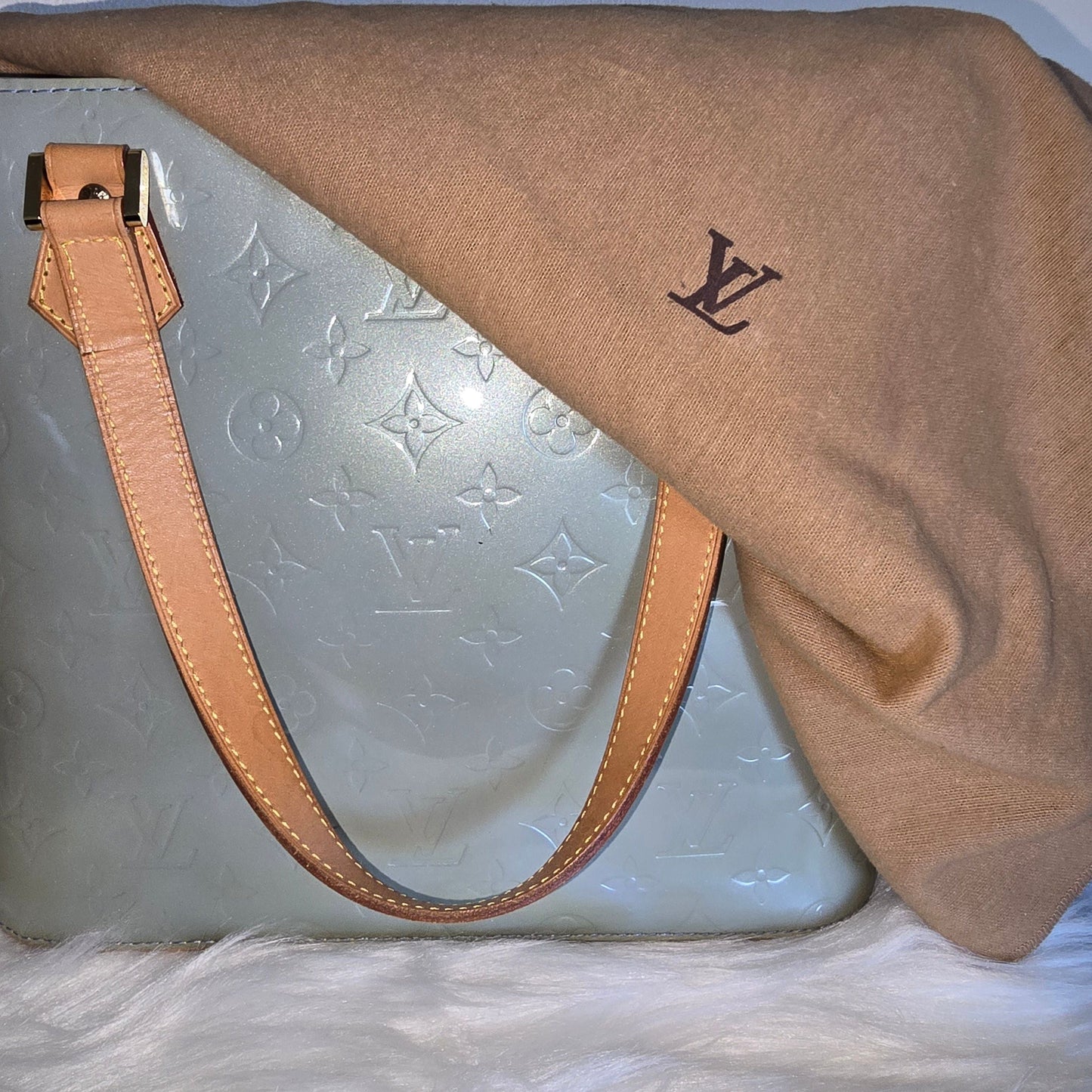 Louis Vuitton Vernis Pistachio Shoulder Bag