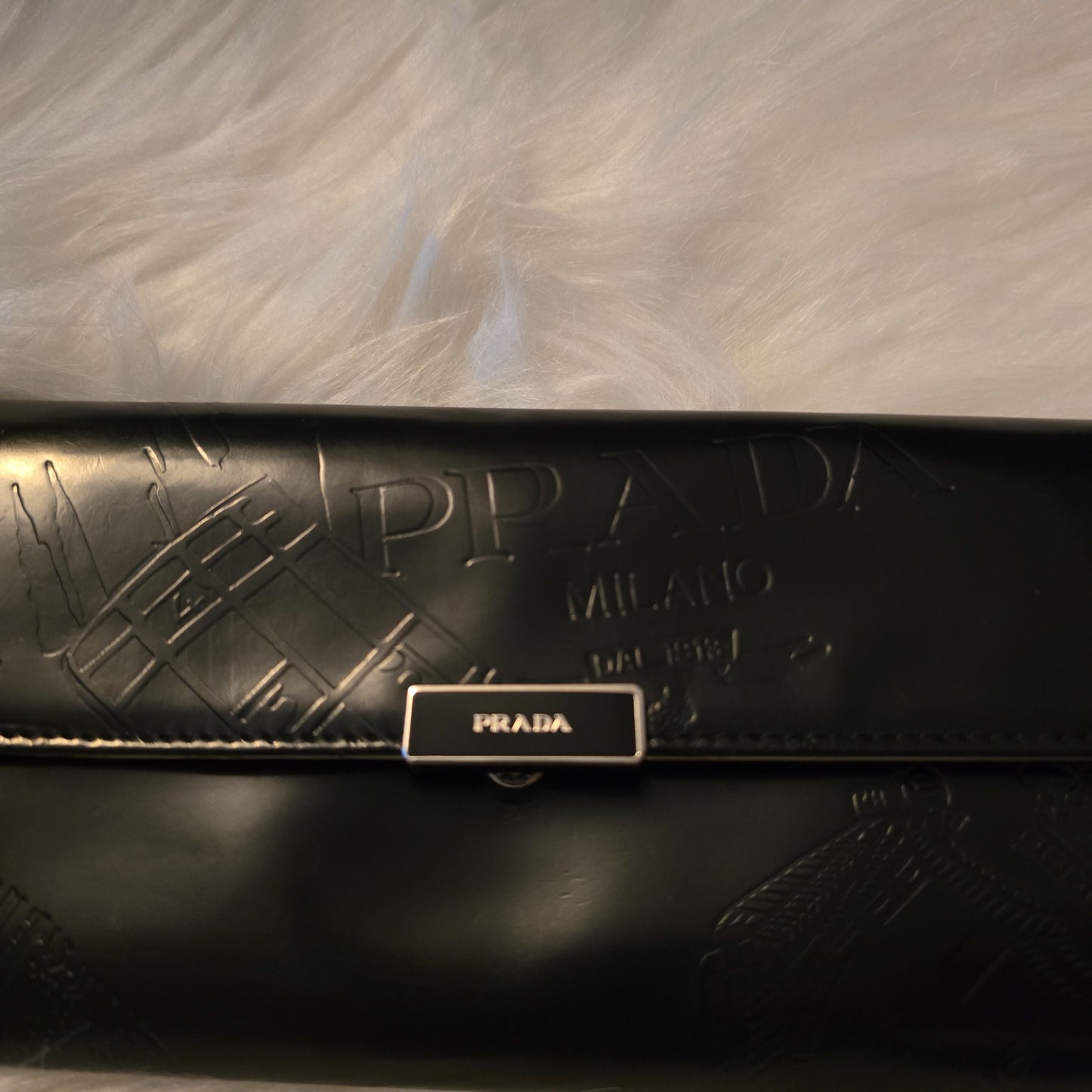 Prada long wallet (black)