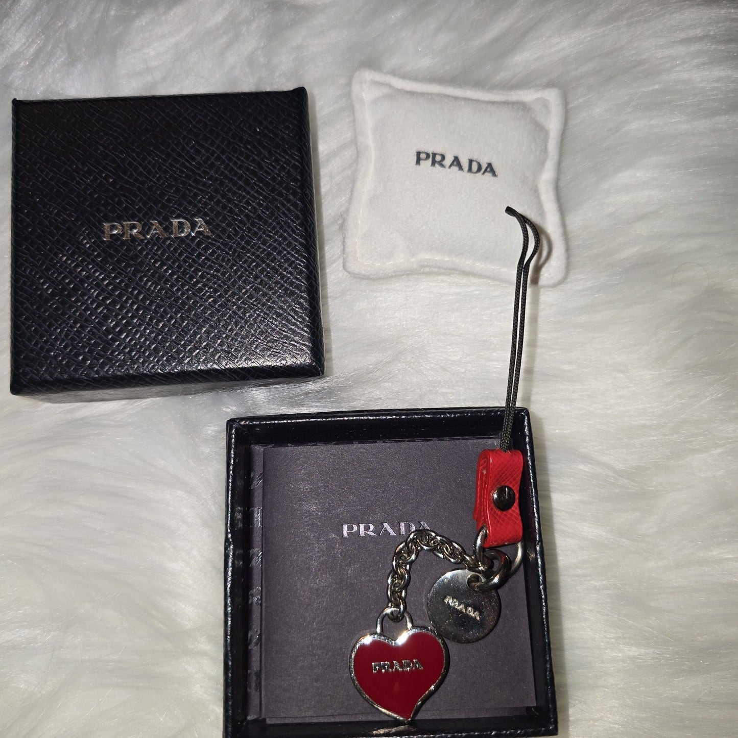 Prada bag charm