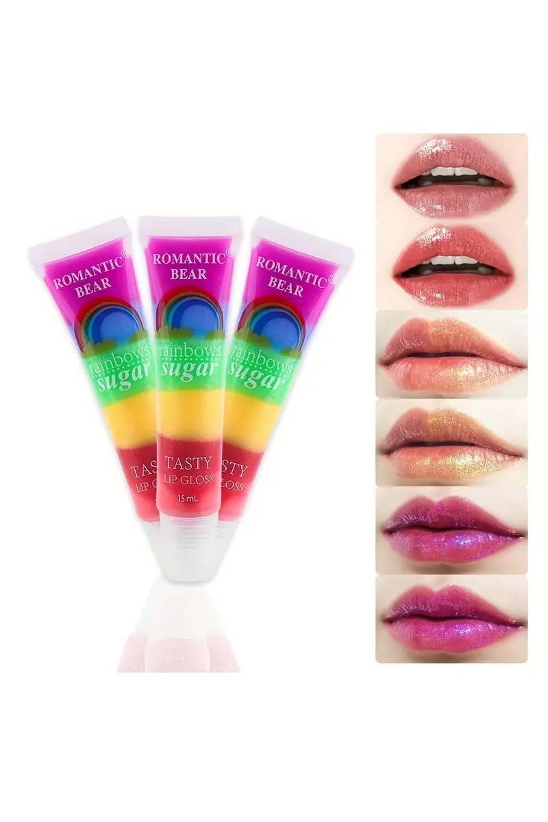 , MULTICOLOR LIP GLOSS: RAINBOW-163906 / OS